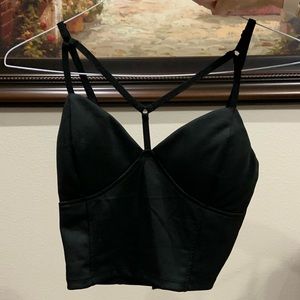 Black Cropped Cami